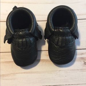 Freshly Picked Black Newborn Moccs